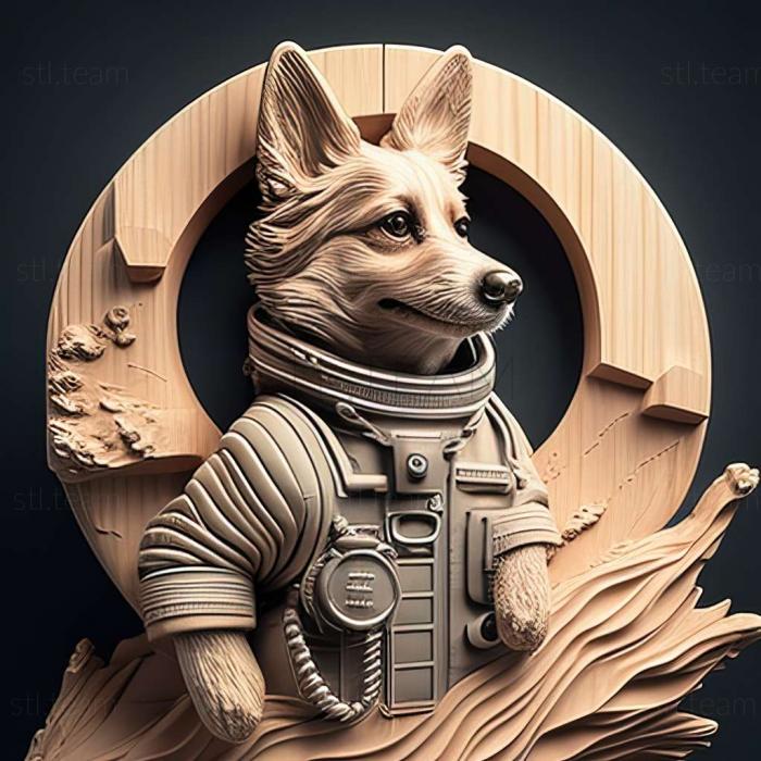 Animals Asterisk cosmonaut dog famous animal
